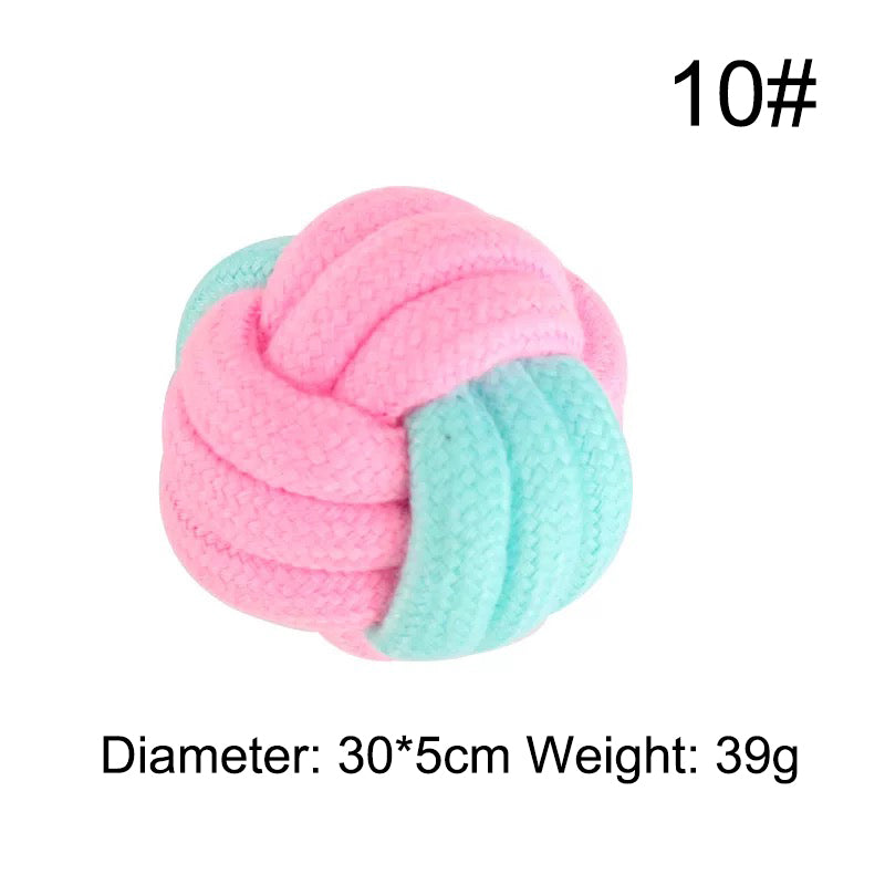 Pet Cotton Rope Knot Toy Combination Bite-Resistant Molar Dog Toy