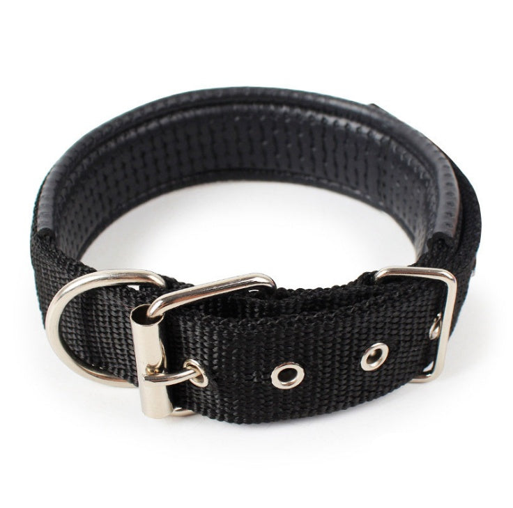 Pet collar soft leather lining polypropylene