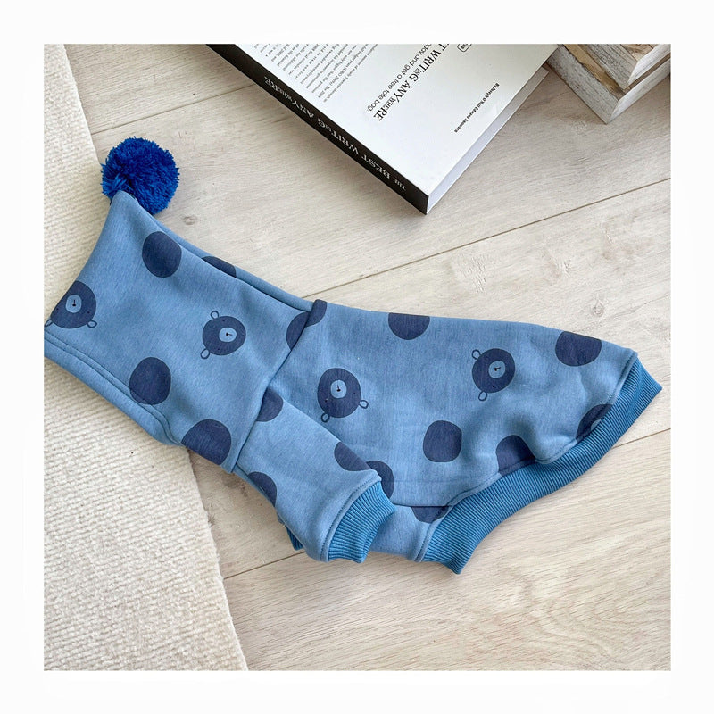 Pet Clothes Hooded Sweater Jarre Aero Bull Schnauzer Ratio Coat