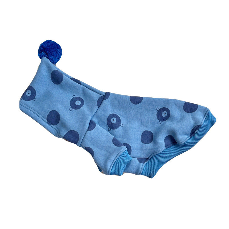 Pet Clothes Hooded Sweater Jarre Aero Bull Schnauzer Ratio Coat