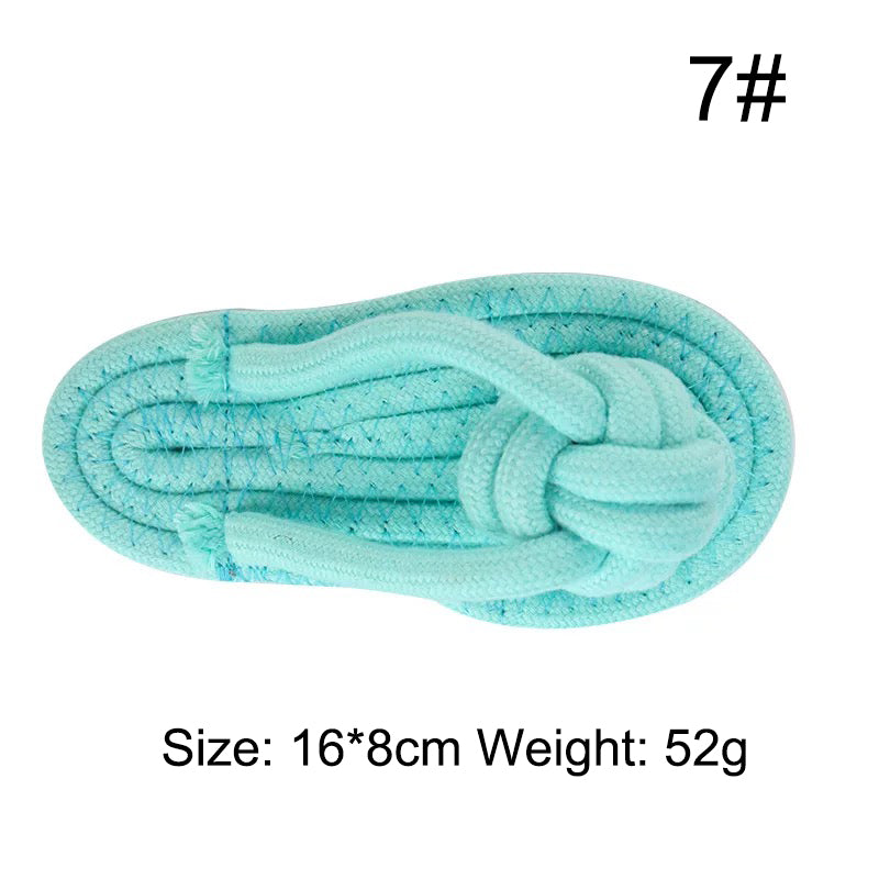 Pet Cotton Rope Knot Toy Combination Bite-Resistant Molar Dog Toy