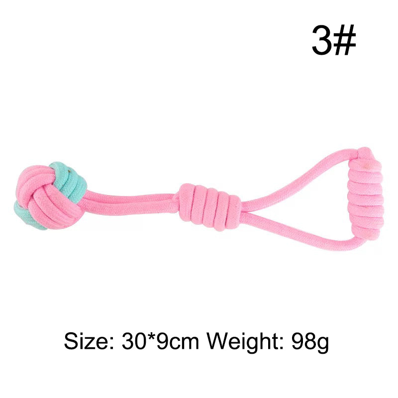 Pet Cotton Rope Knot Toy Combination Bite-Resistant Molar Dog Toy