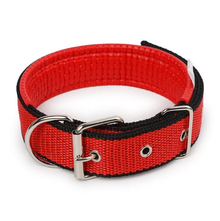 Pet collar soft leather lining polypropylene