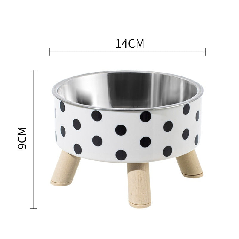 Perfect Pet Bowl Non-slip Square Bowl Large Capacity Stainless Steel