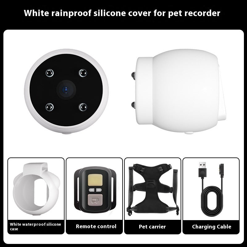 Pets Recorder Pet Tracker Collar Dogs And Cats Viewing Angle Motion Recording Camera Action Camera With Video Records