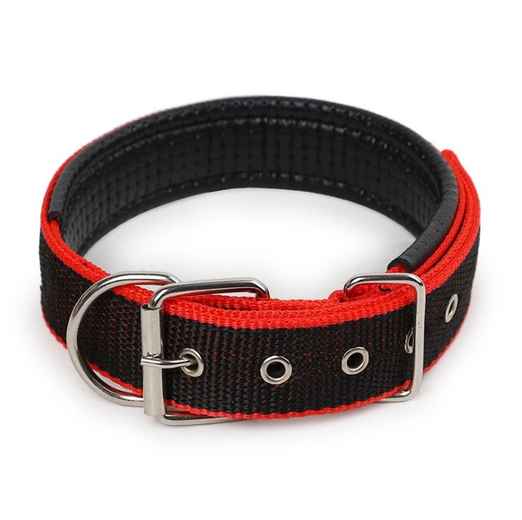 Pet collar soft leather lining polypropylene