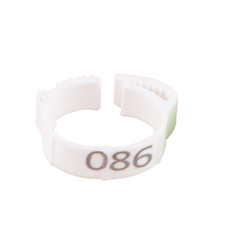 Chicken Foot Ring Disposable With Word Stitch Marker Farm Label Buckle