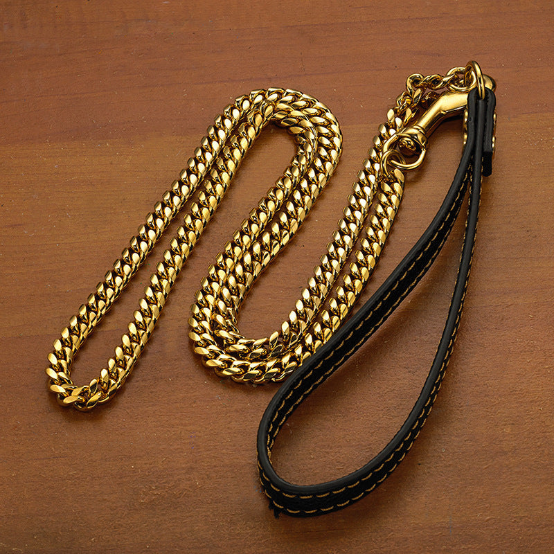 Stainless Steel Cuban Link Chain Hand Holding Rope