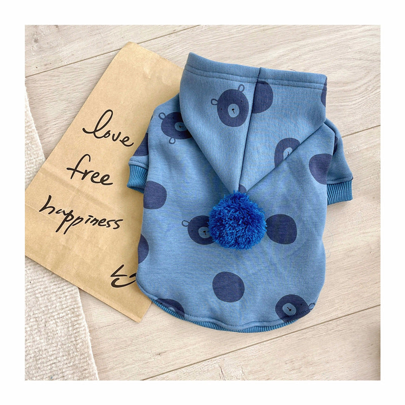 Pet Clothes Hooded Sweater Jarre Aero Bull Schnauzer Ratio Coat