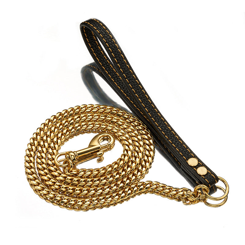 Stainless Steel Cuban Link Chain Hand Holding Rope