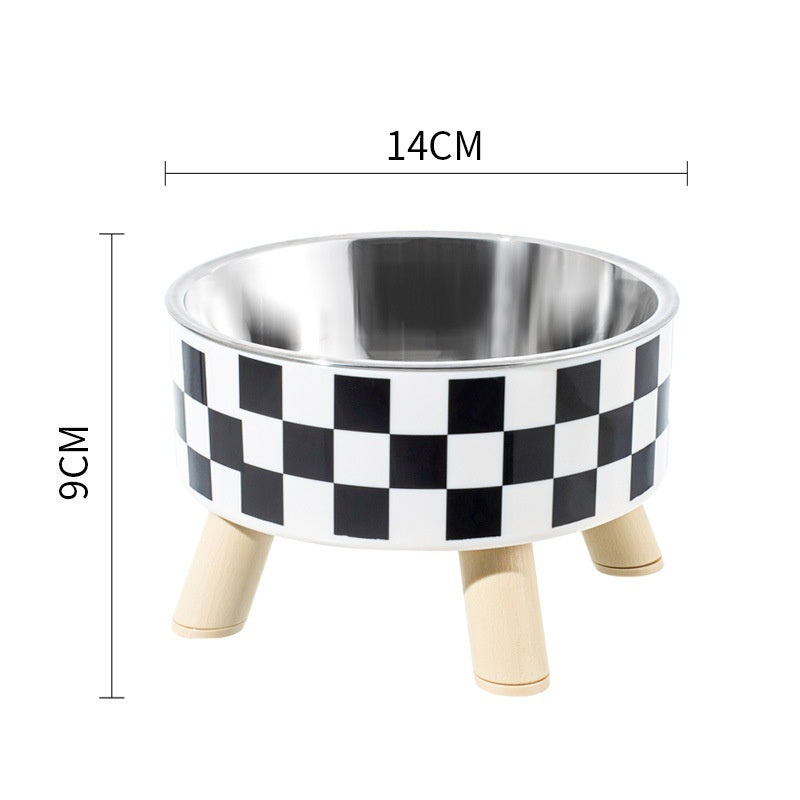 Perfect Pet Bowl Non-slip Square Bowl Large Capacity Stainless Steel