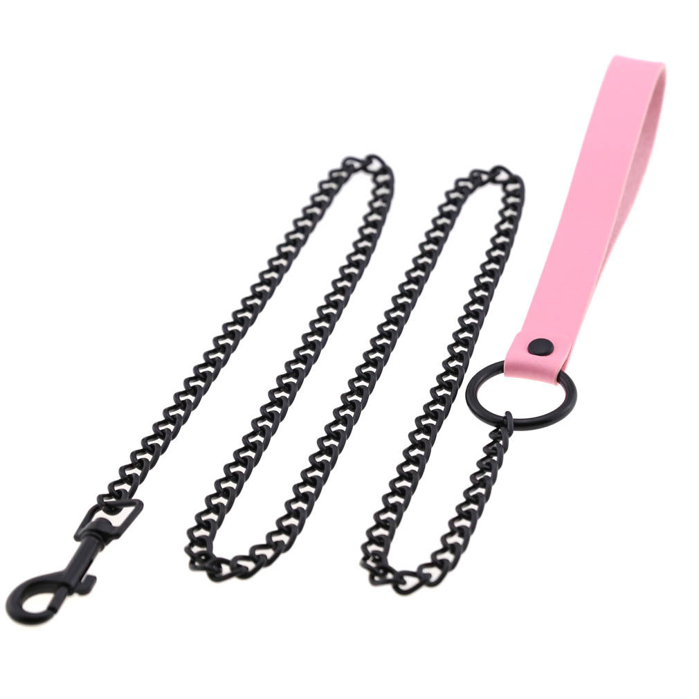 Dark Goth Wind Leather Hand Holding Rope